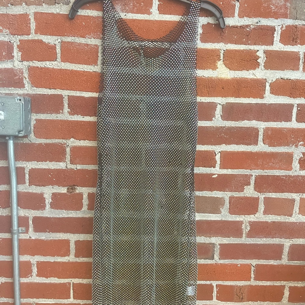 Black Mesh Dress